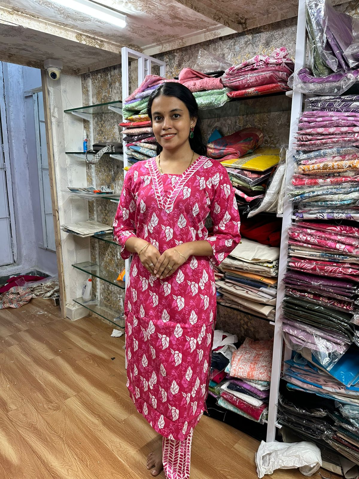 Pink Kurti Set