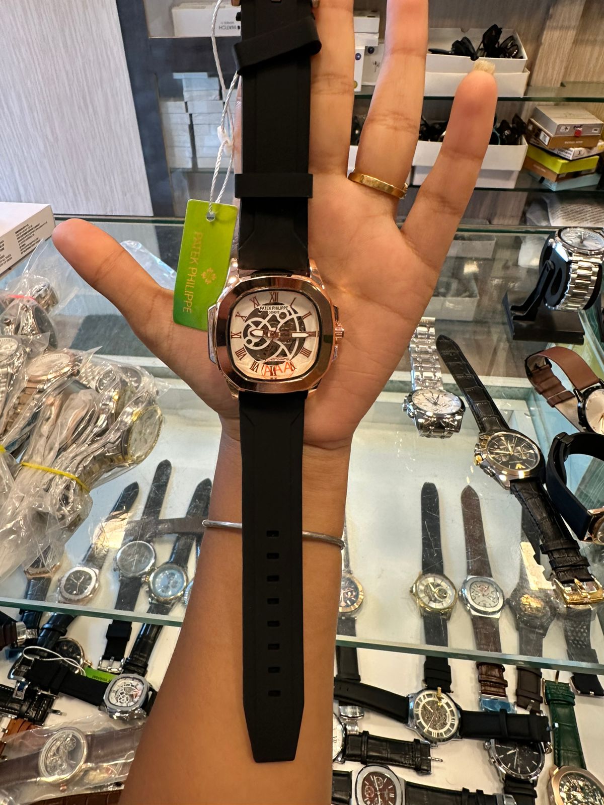 Black Silicone Watch