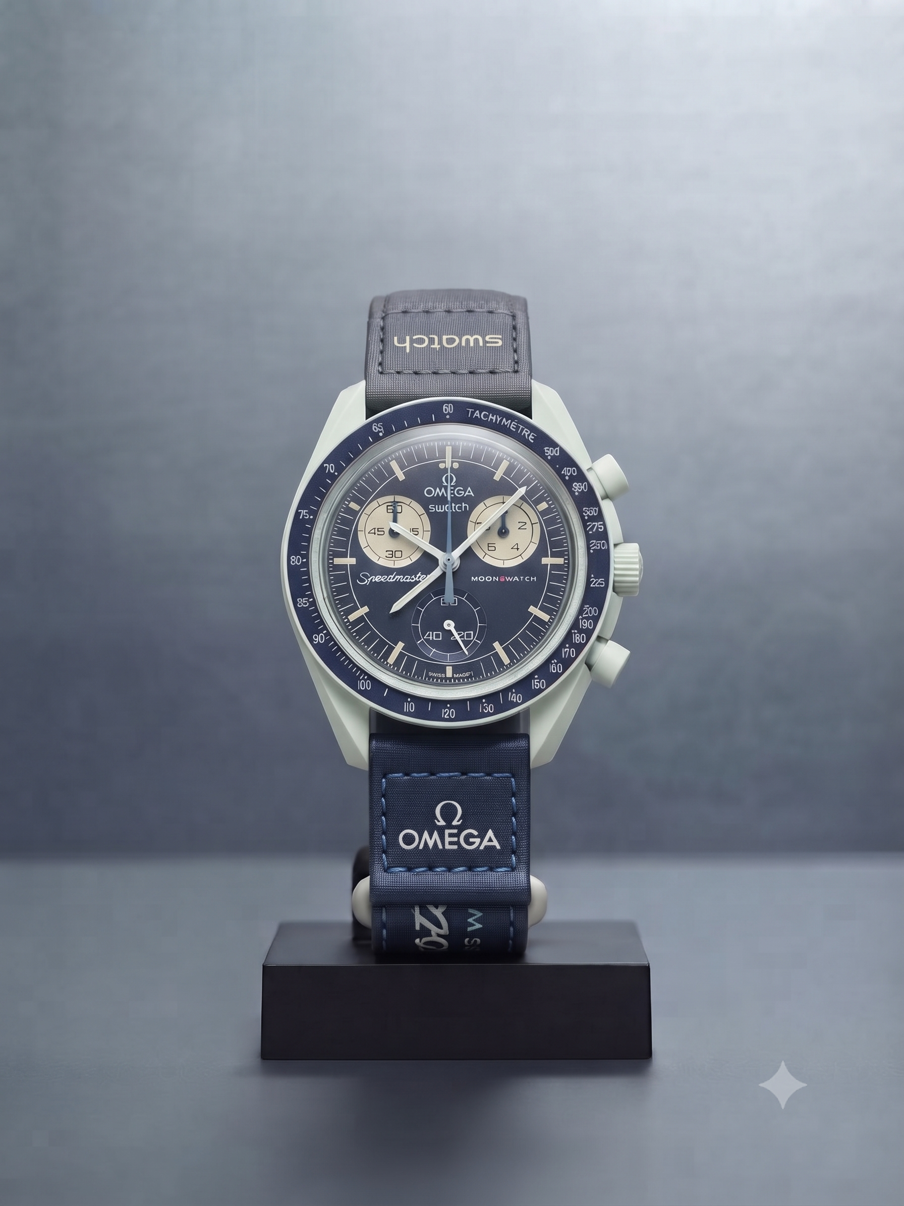 All Chrono Working Navy Watch
