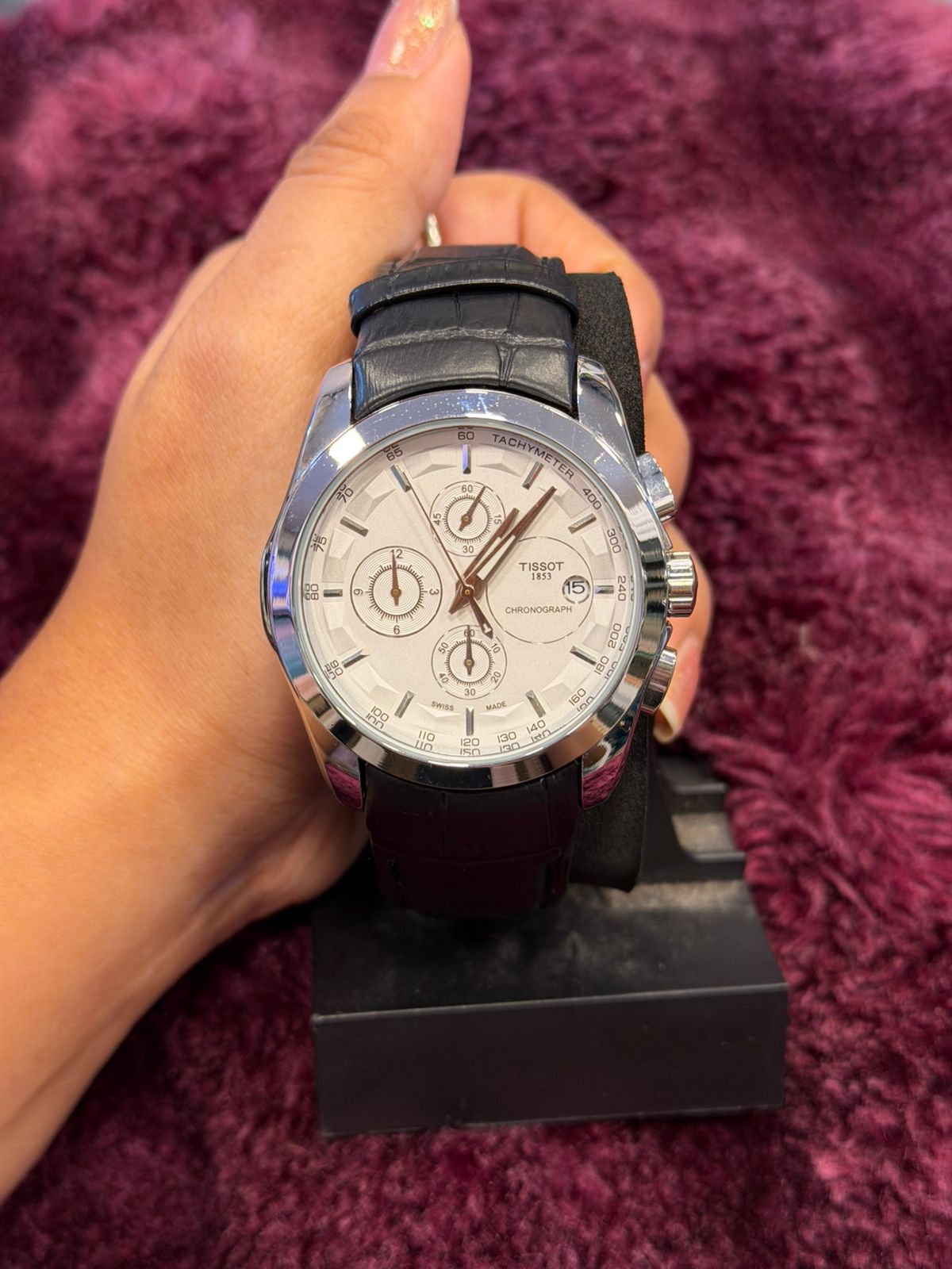 All Chrono Working White Watch