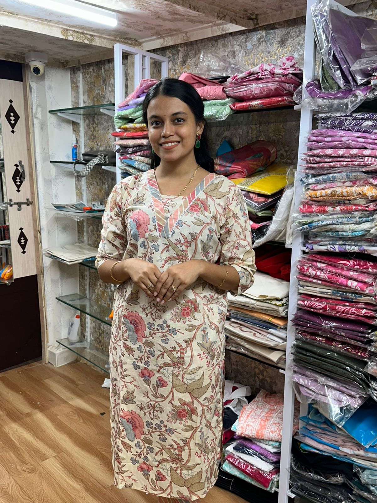 White Kurti Set